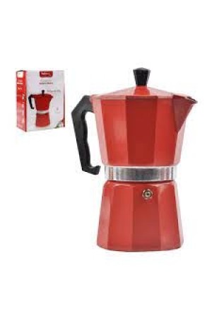 CAFETEIRA ITALIANA 06 CAFES VERMELHO MOKA