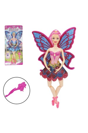 BONECA FADA BALLET COLORS ARTICULADA COM PENTE NA CARTELA