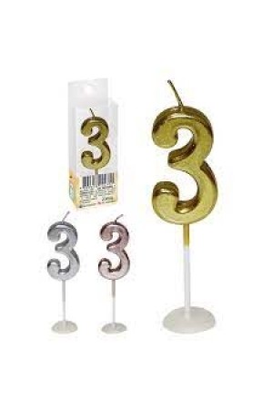 VELA DE ANIVERSÁRIO NÚMERO 3