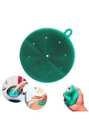 Esponja Magica Redonda Silicone 12,5cm Colorida - Wincy