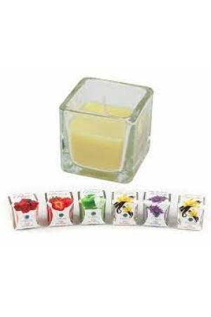 Vela Aromática Com Suporte De Vidro 5x5CM