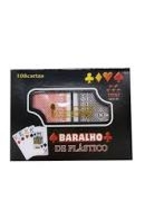 JOGO DE BARALHO DE PVC C/2 UNID -  HT63803