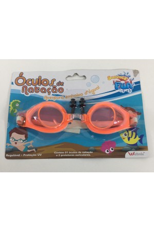 Kit Óculos Natação Infantil Com Protetor Auditivo- Marca Wellmix WX2943