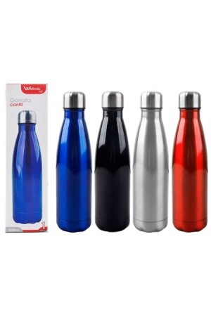 Garrafa Térmica Squeeze Camping Academia Inox 500ml A Vácuo Vedação Silicone - WX6731