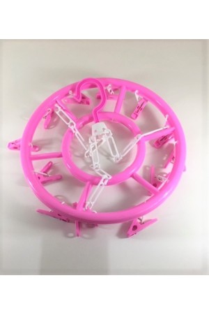 VARAL DE PLASTICO 27.5CM 12 PRENDEDORES