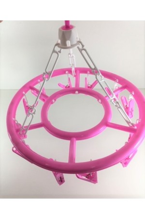 VARAL DE PLASTICO 27.5CM 12 PRENDEDORES