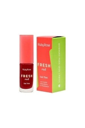 Gel Tint Labial Cor Fresh Red Ruby Rose 5,5ml HB-554 - 1 Unidade