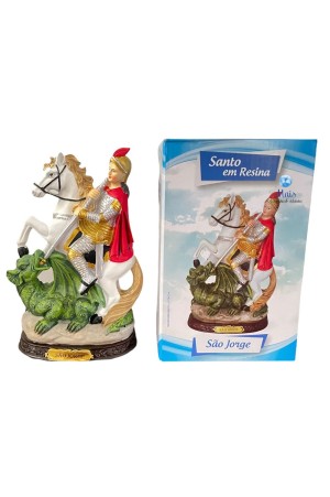 IMAGEM SAO JORGE 15,5CM - RESINA