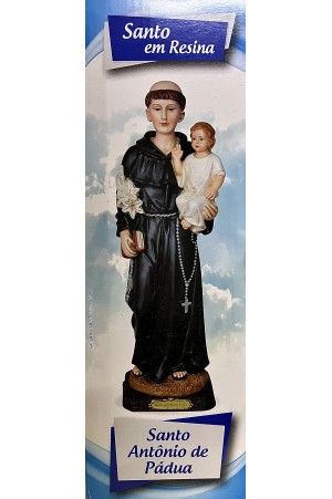 IMAGEM SANTO ANTONIO DE PADUA 30,5CM - RESINA