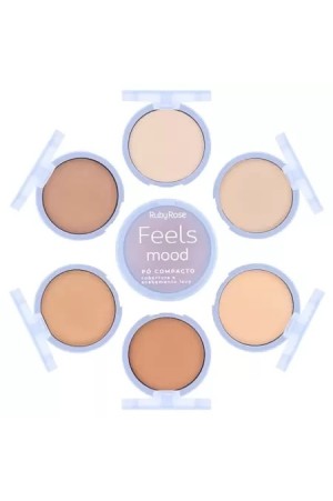Pó Compacto Feels Mood Ruby Rose HB-855M