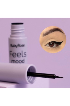 Delineador HB511 Líquido Preto Feels Mood - Ruby Rose