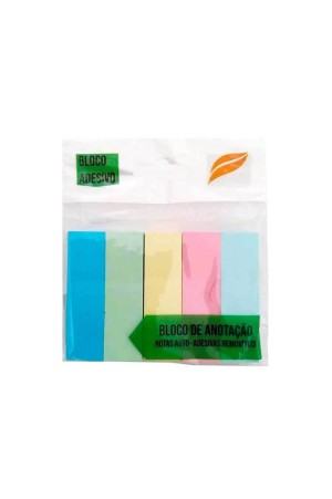 BLOCO ADESIVO 5X1,5CM SORTIDO REF 4354