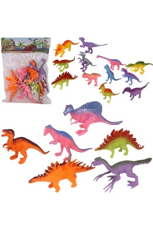 KIT ANIMAL DINOSSAURO DE PVC ANIMAIS INCRIVEIS DINO FLUOR 6 PECAS NA SOLAPA WELLKIDS