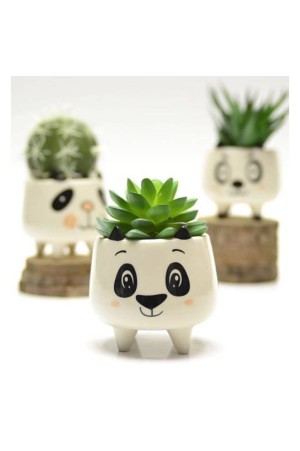 Cachepot Panda de Porcelana Unidade