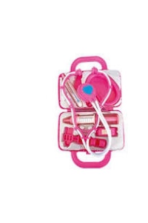 Maletinha Médica Rosa Menina Maleta de Briquedo Pequena Doutora Infantil Completa com Acessórios