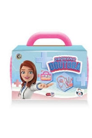 Maletinha Médica Rosa Menina Maleta de Briquedo Pequena Doutora Infantil Completa com Acessórios